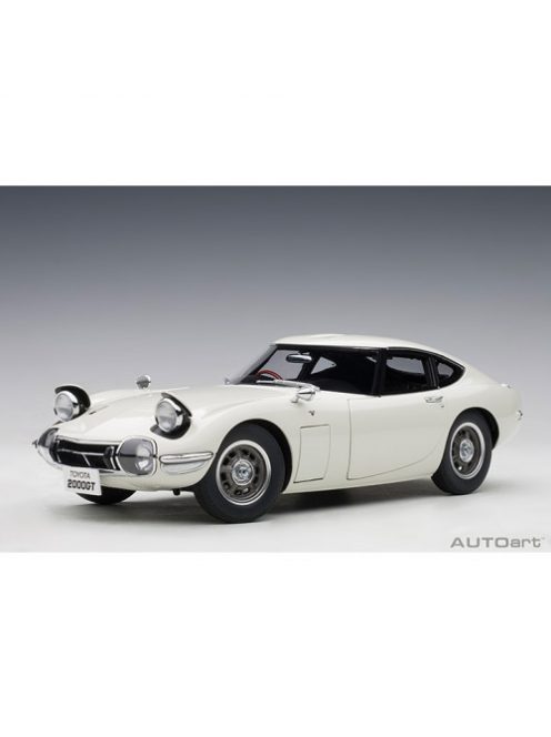 Autoart - 1:18 Toyota 2000Gt Coupe (White) 1965 (Composite Model/ Full Openings)