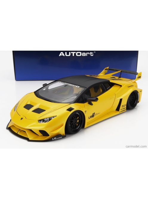 Autoart - Lamborghini Huracan Liberty Walk Lb Silhouette Works Gt 2018 Yellow Met