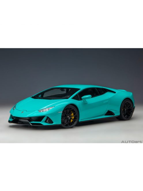 Autoart - 1:18 Lamborghini Huracan Evo (Blu Glauco) 2019 (Composite Model / 4 Openings)