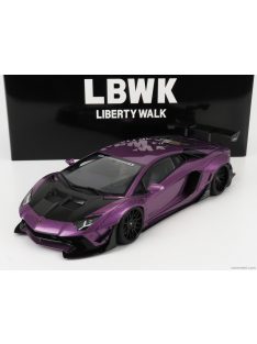   Autoart - Lamborghini Aventador Liberty Walk 2017 Purple Carbon