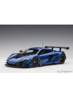   Autoart - 1:18 Mclaren 650S Gt3 (Blue/Black Accents) (Composite Model/2 Door Openings)