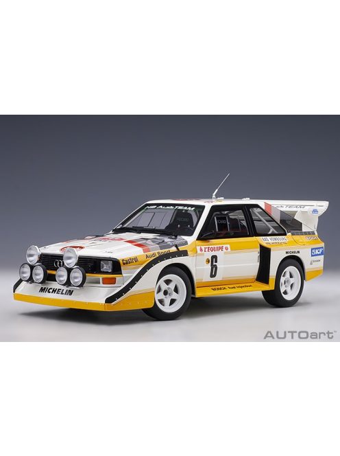 Autoart - 1:18 Audi Sport Quattro S1 1986 Rallye Monte Carlo Hannu MIKKOLA / Arne HERTZ - AUTOart