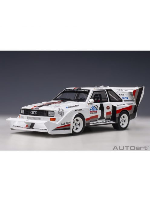 Autoart - 1:18 Audi Sport Quattro S1 Pikes Peak 1987 Rohrl #1 (Winner) (Composite Model/Full Openings)