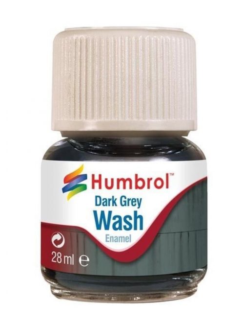 Humbrol - Humbrol Enamel Wash Dark Grey 28 ml