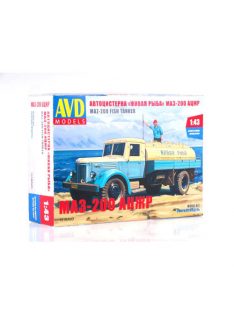   Avd - 1:43 Live Fish Tanker Aczhr (Maz-200) - Die-Cast Model Kit - Avd