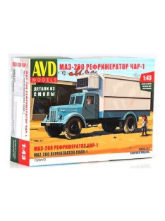   Avd - 1:43 Maz-200 With Refridgerator Char-1 - Resin Model Kit - Avd