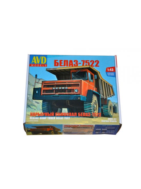 Avd - Belaz-7522 Dump Truck - Die-Cast Model Kit