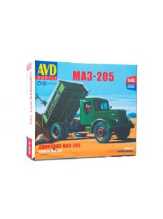 Avd - 1:43 Maz-205 Dump Truck - Die-Cast Model Kit - Avd