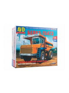   Avd - 1:43 Belaz-75473 Mining Dump Truck, Low Sides - Die-Cast Model Kit