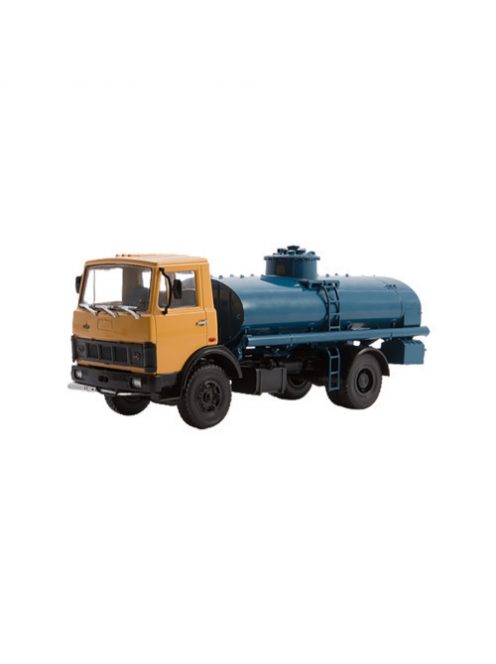 Avtoistoria - 1:43 Tanker Truck Ac-9 Maz-5337 Early Version, Yellow-Blue - Avto Istoria