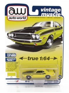 Autoworld - DODGE CHALLENGER T/A 340 COUPE 1970 YELLOW BLACK