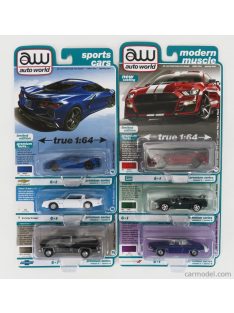   Autoworld - Pontiac Set Assortment 6 Vintage Muscle Cars Pieces Various