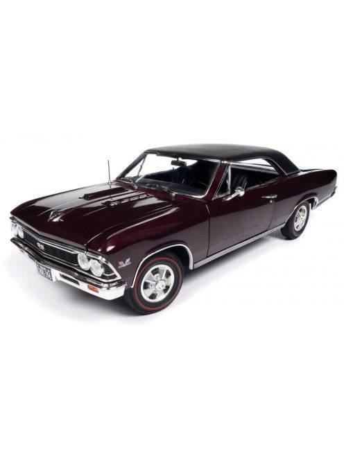 Autoworld - CHEVROLET CHEVELLE SS 396 1966 BORDEAUX BLACK