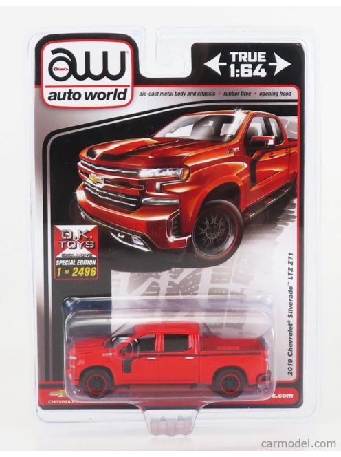 Autoworld - Chevrolet Silverado Ltz Z71 Pick-Up 2019 Red