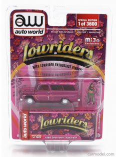   Autoworld - Chevrolet Suburban With Lowrider Figure 1965 Lillac