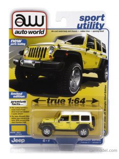   Autoworld - Jeep Wrangler Rubicon Chief Edition 2017 Yellow White