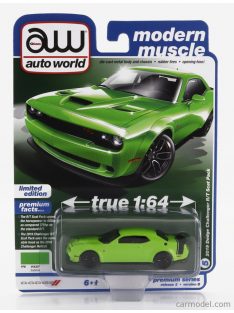   Autoworld - Dodge Challenger R/T Scat Pack Coupe 2019 Green Black