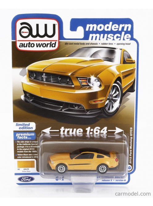 Autoworld - Ford Usa Mustang Gt/Cs Coupe 2012 Yellow