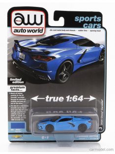 Autoworld - Chevrolet Corvette 2020 Blue Black