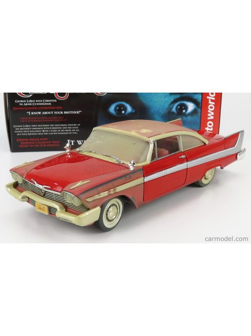 Autoworld - Plymouth Fury Coupe The Restoration Of An Evil 1958 - Christine La Macchina Infernale Red White