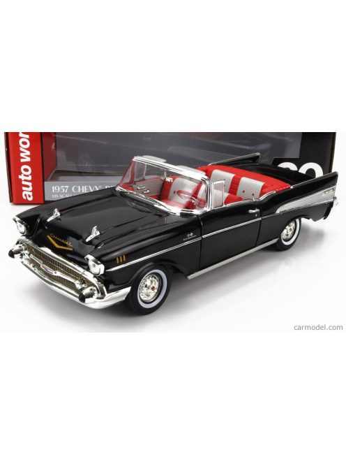 Autoworld - Chevrolet Bel Air Cabriolet - Spider 1955 - 007 James Bond - Dr. No - Licenza Di Uccidere Black