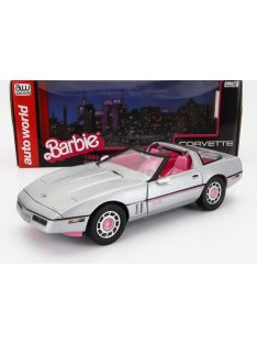   Autoworld - CHEVROLET CORVETTE SPIDER OPEN 1986 - BARBIE SILVER PINK