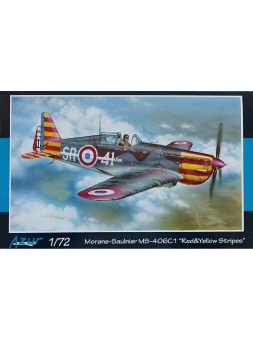 Azur - Morane Saulnier MS 406C.1 Red&Yellow Str