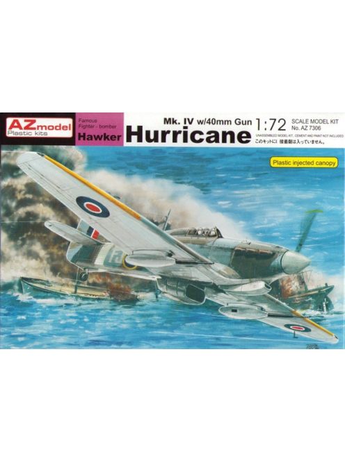 AZ Model - 1/72 H.Hurricane Mk.IV with gun