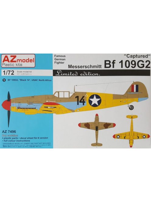 AZ Model - 1/72 Bf 109G-2 Captured