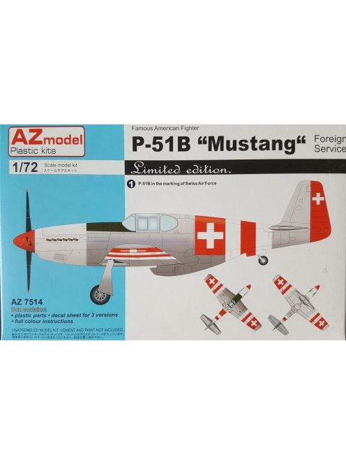 AZ Model - 1/72 P-51B Mustang Foreign