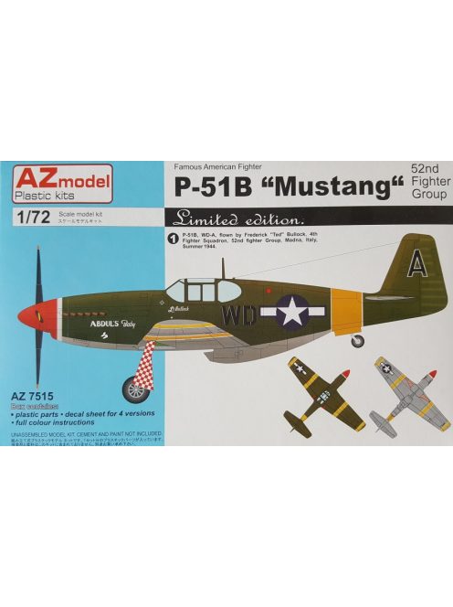 AZ Model - 1/72 P-51B Mustang 52.nd FG