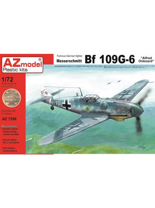 AZ Model - 1/72 Messerschmitt Bf 109G-6 Alfred Onboard