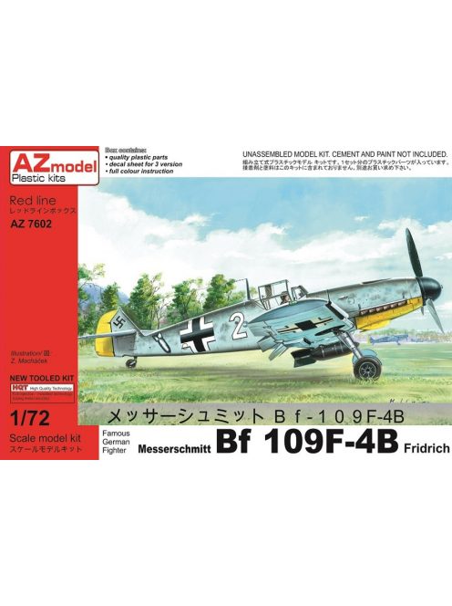 AZ Model - 1/72 Messerschmitt Bf 109F-4B Bomber Fridrich