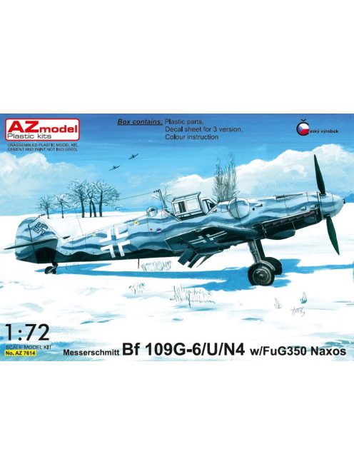 AZ Model - 1/72 Bf 109G-6/U/N4 w/FuG350 Naxos