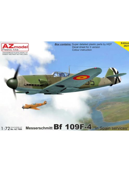 AZ Model - 1/72 Bf 109F-4 „In Spanish Service“