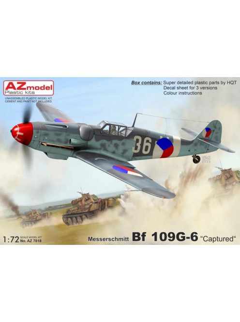 AZ Model - 1/72 Bf 109G-6 „Captured“