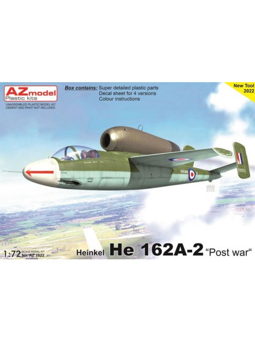 AZ Model - 1/72 Heinkel He 162A-2 "Post war"