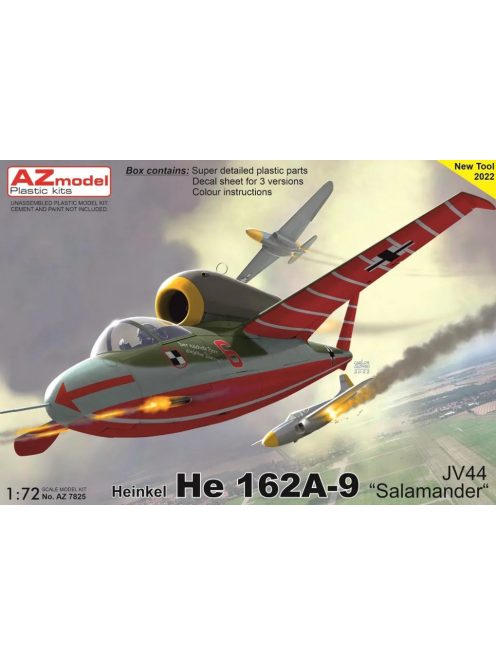 AZ Model - 1/72 Heinkel He 162A-9 "Salamander" JV44