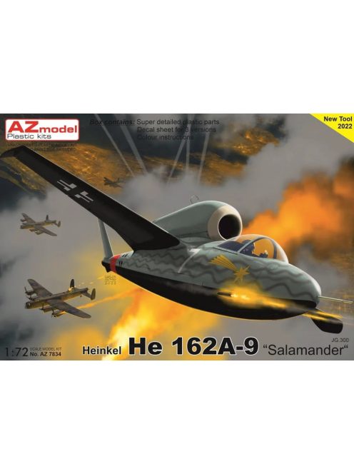 AZ Model - 1/72 Heinkel He 162A-9 "Salamander" JG300