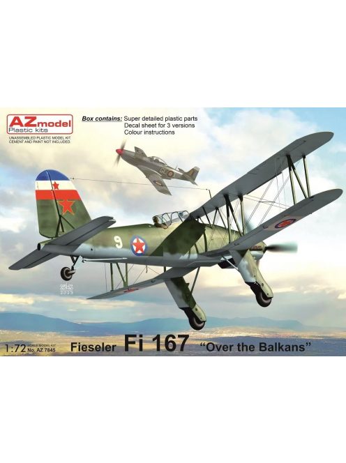 AZ Model - 1/72 Fieseler Fi 167 "Over Balkans"