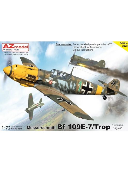 AZ Model - 1/72 Bf 109E-7/Trop "Croatian Eagles"