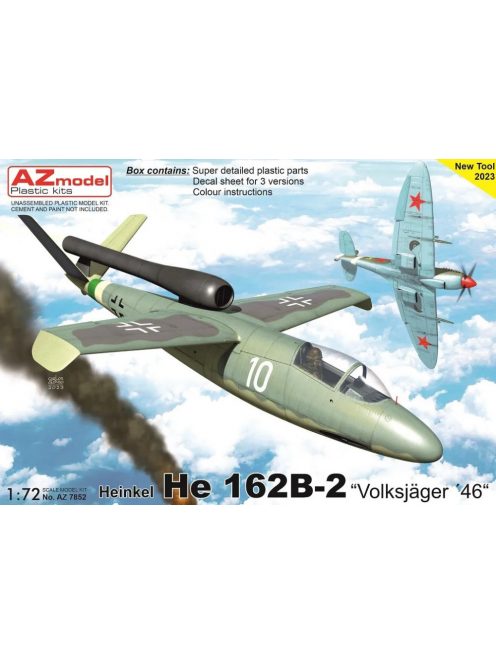 AZ Model - 1/72 Heinkel He 162B-2 "Volksjäger 46"