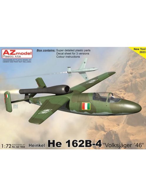 AZ Model - 1/72 Heinkel He 162B-4 "Volksjäger 46"