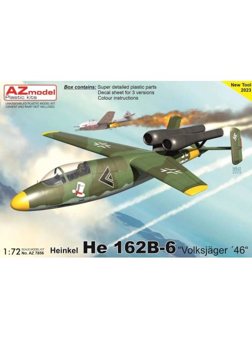 AZ Model - 1/72 Heinkel He 162B-6 "Volksjäger 46"