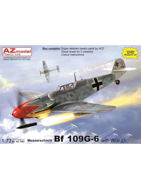 AZ Model - 1/72 Bf 109G-6 with WGr.21