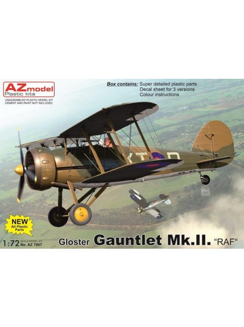 AZ Model - 1/72 Gloster Gauntlet Mk.II. RAF