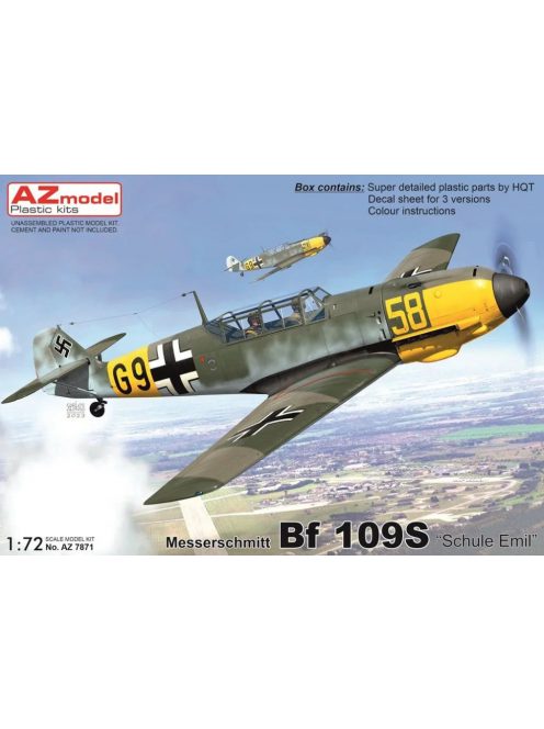 AZ Model - 1/72 Bf 109S "Schule Emil"