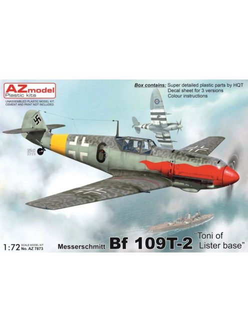 AZ Model - 1/72 Bf 109T-2 "Toni of Lister base"