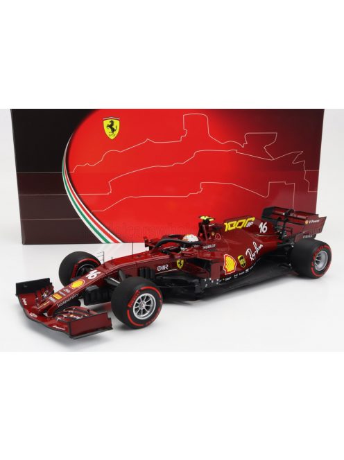 Bbr-Models - FERRARI F1  SF1000 TEAM SCUDERIA FERRARI N 16 8th TOSCANA GP MUGELLO 1000th GP FERRARI F1 2020 CHARLES LECLERC MUGELLO RED