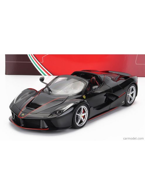 Bbr-Models - Ferrari Laferrari Aperta Spider 2016 Nero Daytona - Black